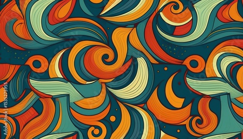 abstract seamless geometric pattern