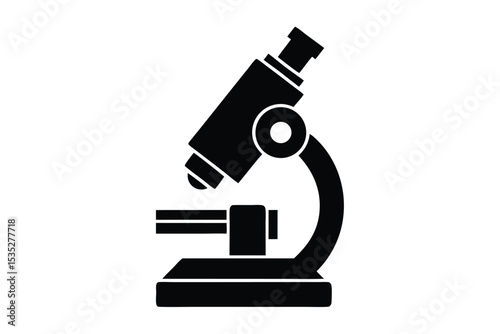 microscope isolated on white