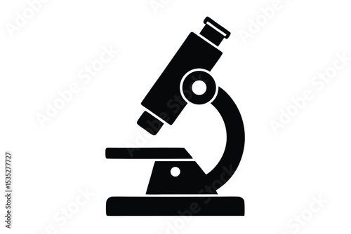 microscope isolated on white
