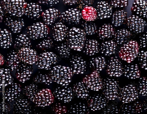 background from fresh blackberries