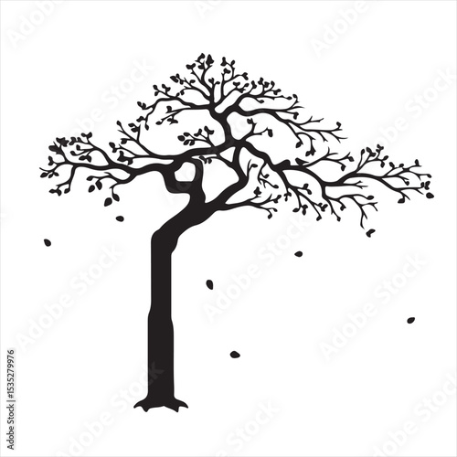 Tree - High Quality Vector Logo - Vector illustration ideal for T-shirt graphic