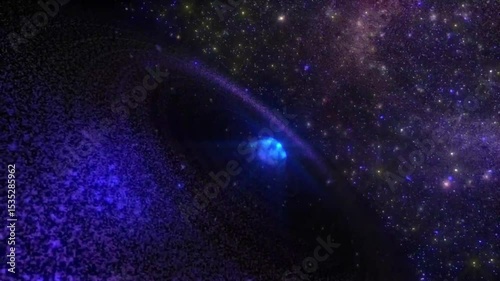 blue planet in space