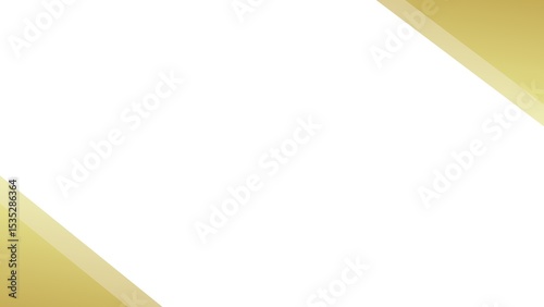 Simple frame with yellow and gold lines