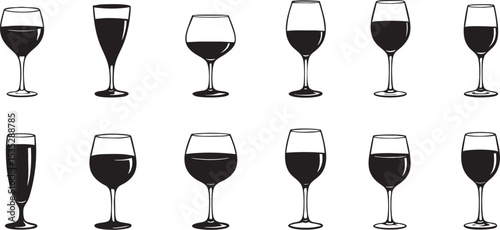 Wine Glass Types - Drinkware & Barware Collection
