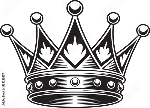 golden crown isolated on white
