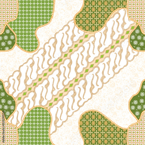 batik vector design from indonesia