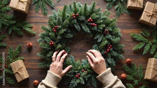Crafting a Festive Christmas Wreath A Step-by-Step Guide to Holiday Decorating