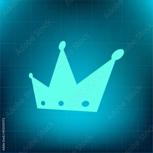 Vector icon on a blue background with a gradient