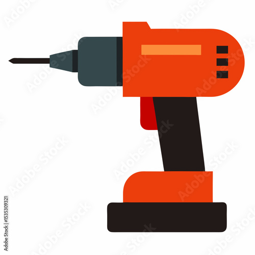 drill isolated on white background
