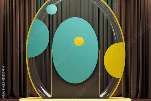 vector illustration of an abstract background with eggs