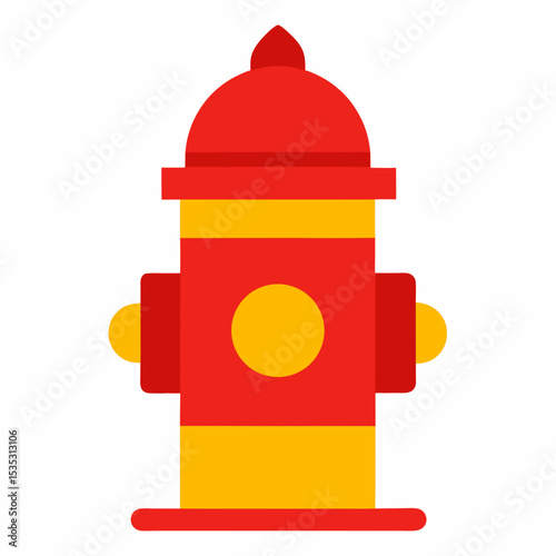 fire hydrant icon on white background  .svg