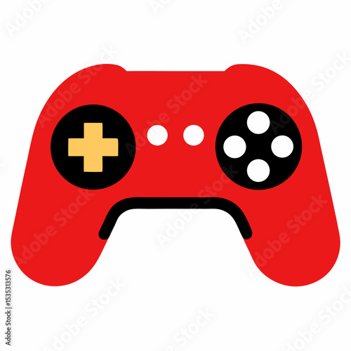 gamepad icon on white background  .svg