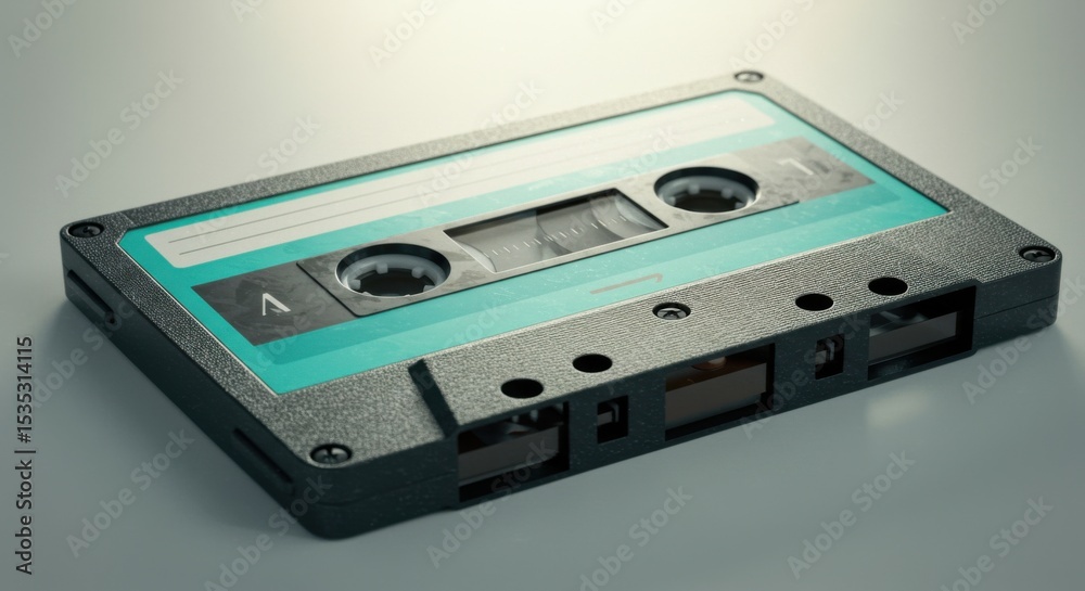 Fototapeta premium Retro Cassette Tapes: The Sound of Nostalgia