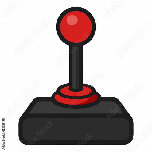 joystick icon on white background  .svg
