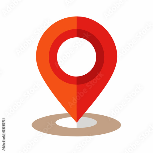 map pin location icon on white background  .svg