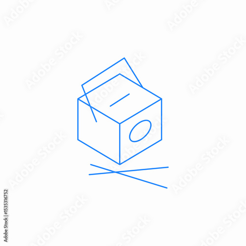 asian food box icon sign vector