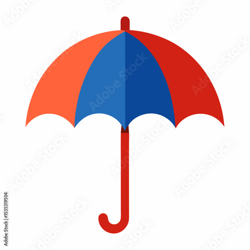 umbrella icon on white background  .svg