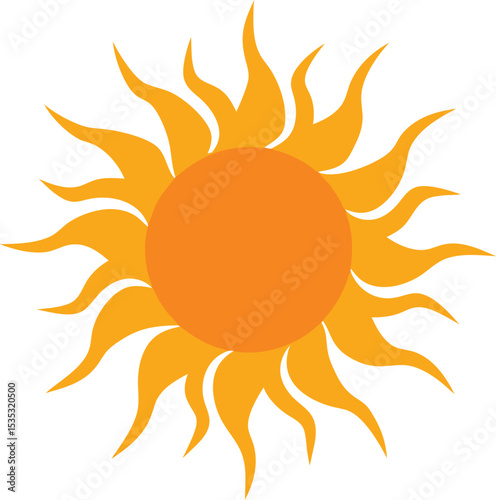 sun vector illustration