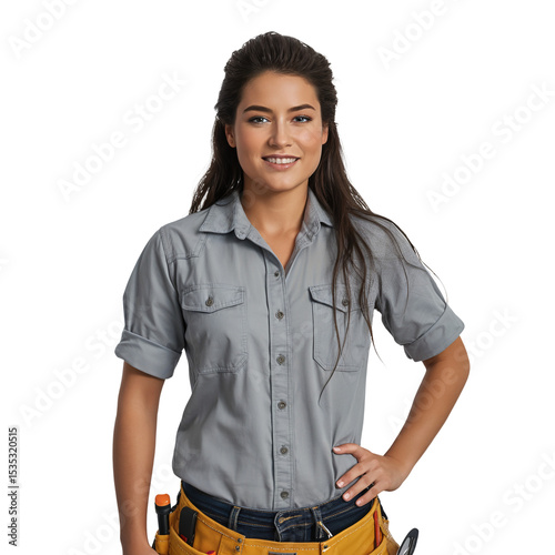 Confident Professional Portrait on White Background