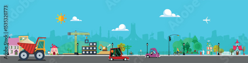 A stunning urban vista, showcasing the city's grandeur
