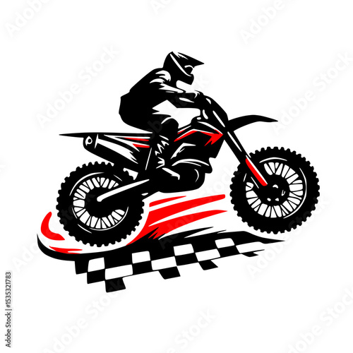 Motocross Rider / Dirt Bike Action