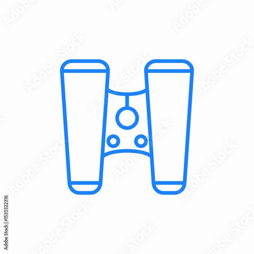 binoculars field glasses icon sign vector