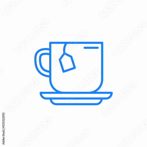 cup of tea icon sign vector