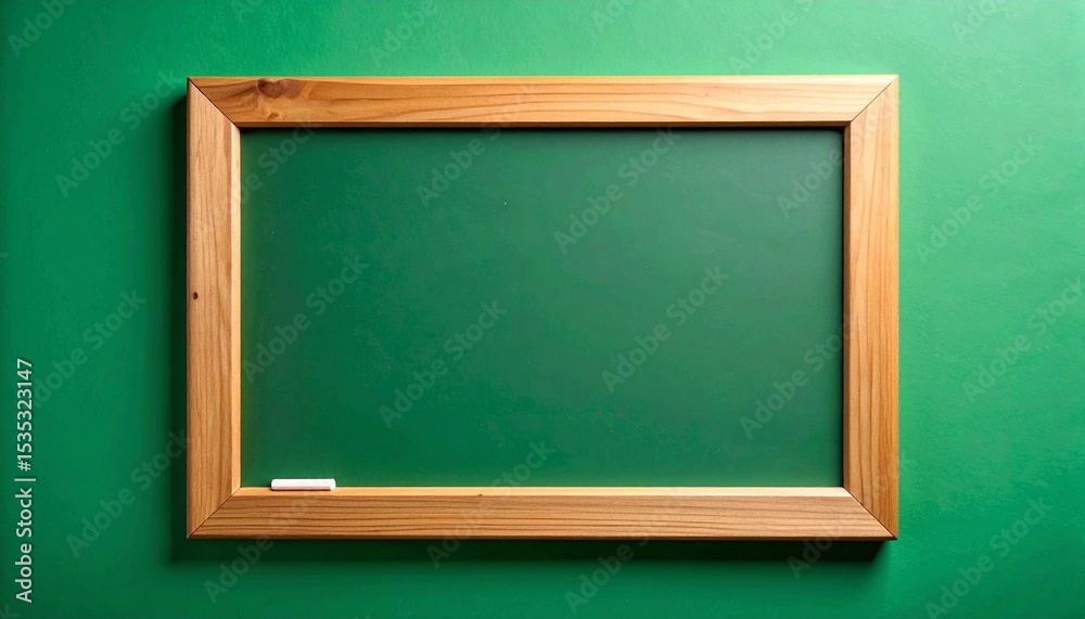 blank blackboard with chalk on green background blank blackboard with chalk on green background