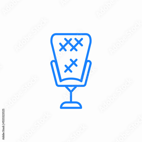 microphone speaker icon sign vector