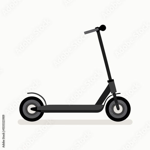 3d rendered illustration of a scooter
