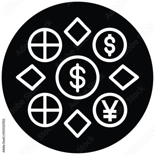 Global Finance Currency Exchange and International Monetary System Illustration