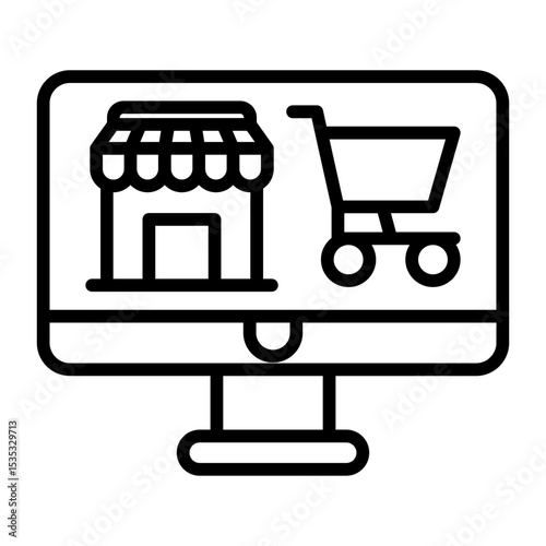 Online store icon