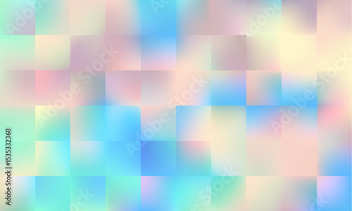 This light pastel colors lowpoly mosaic Abstract Background with Blurred Squares is perfect for Creative Designs, bringing tranquility to any