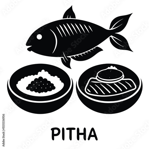 Delicious Pitha A Culinary Journey with Fish, Caviar, and Steak