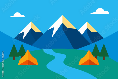 Majestic Mountain Camping Adventure Scenic Views and Serene Escape