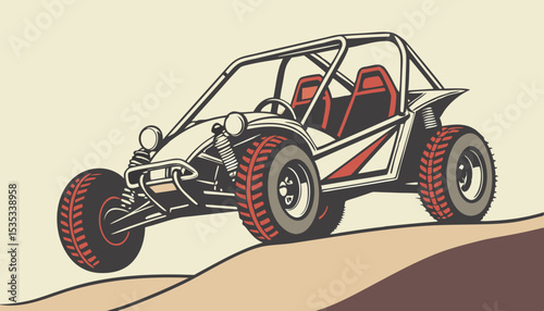 red racing car