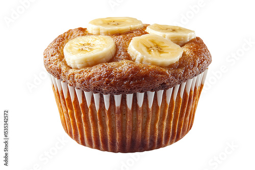 Muffin in a paper Tasty Muffin Cut-Out on transparent Background