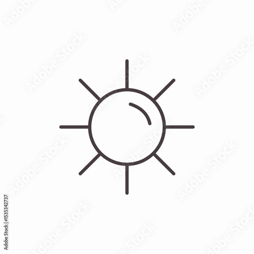 solar energy symbol sun icon sign vector