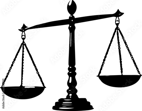 scales of justice vector