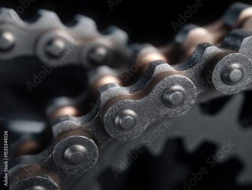 Gears with chain mechanical components.