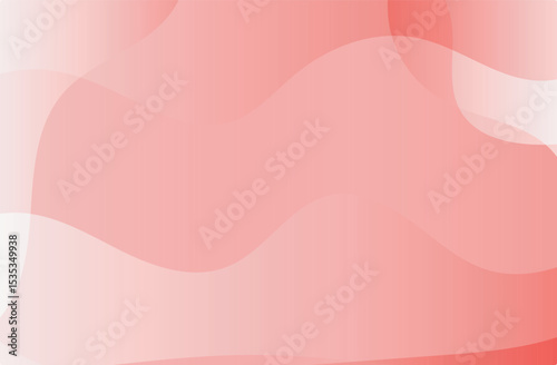  Soft Red and White Abstract Wavy Background with Gradient Layers and Smooth Flowing Curves for Elegant Modern Design and Digital Creative Use