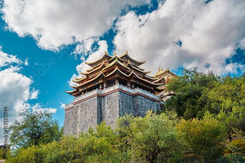 Guishan Temple and Golden Prayer Wheel