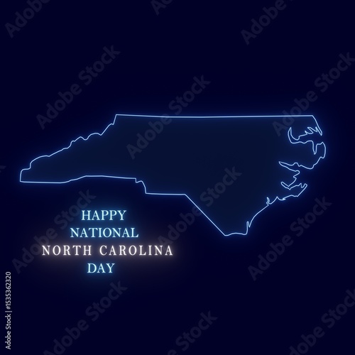 Happy National North Carolina Day Card	
