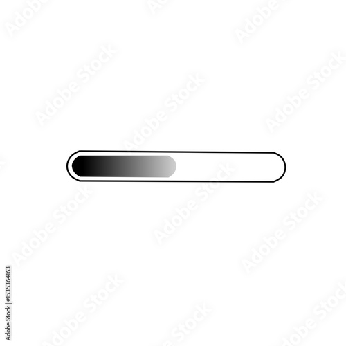 Loading download bars, time direct load stripes and circles. Internet files downloading progress bar. Interface computer web page decent vector elements