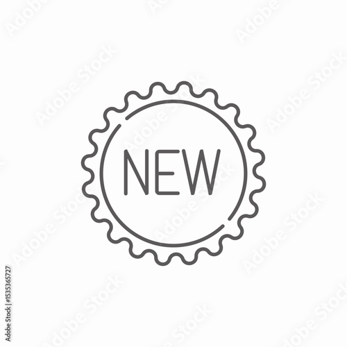new label sticker icon sign vector