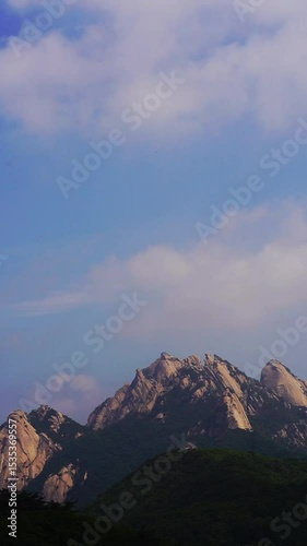 북한산 칼바위능선 타임랩스 