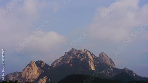 북한산 칼바위능선 타임랩스 