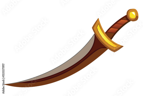Ancient Fantasy Dagger A Curated Illustration of a Mythical Weapon