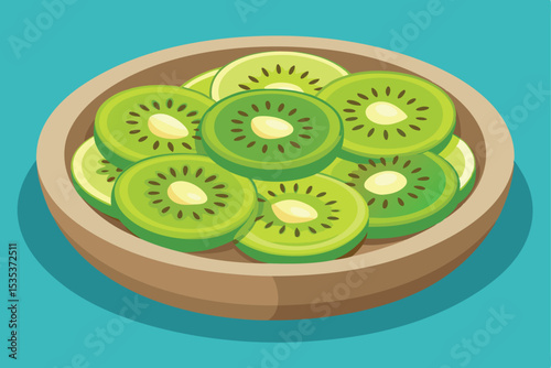 Refreshing Kiwi Slices A Delicious and Healthy Treat