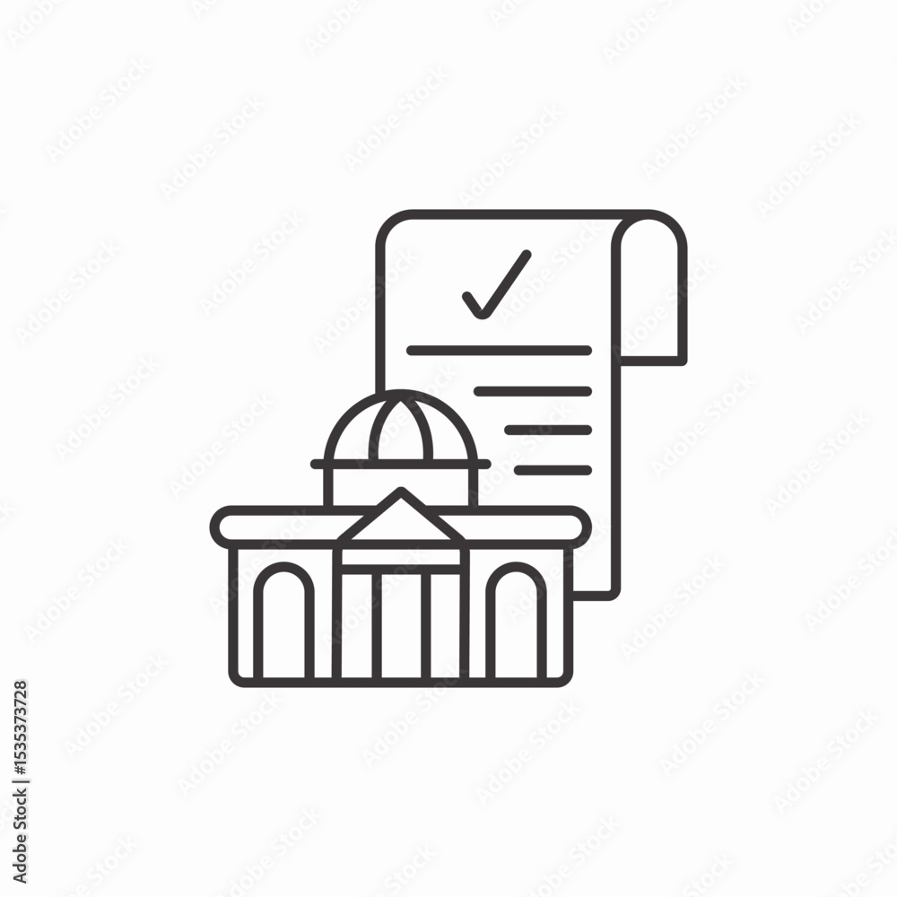 government bond icon sign vector government bond icon sign vector